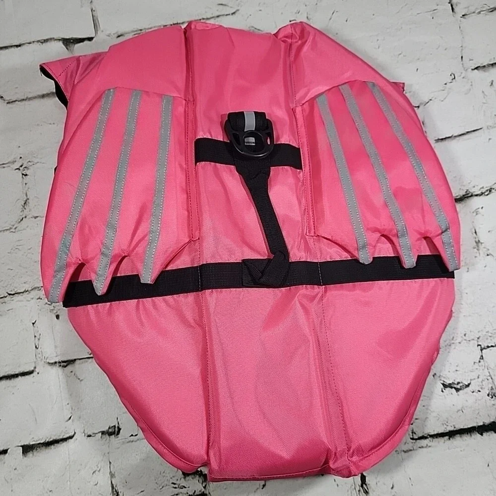 Dog Hot Pink Dragon Pool Swimming Floatation Adjustable Vest Life‎ Jacket XL